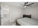 Comfortable bedroom with access to the upstairs area at 10933 Sageview Ave, Las Vegas, NV 89166