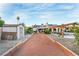 Property featuring a bocce ball court, shed, outdoor kitchen, and swimming pool at 197 Ebb Tide Cir, Las Vegas, NV 89123
