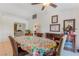 Cozy dining room featuring neutral tones, warm lighting, and classic furniture at 197 Ebb Tide Cir, Las Vegas, NV 89123