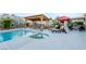 Enjoy outdoor living with a private pool, hot tub, and covered lounging at 197 Ebb Tide Cir, Las Vegas, NV 89123