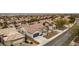 Aerial view of a well-maintained single-Gathering home with solar panels at 2099 Mountain City St, Henderson, NV 89052