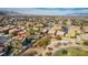 Great perspective of community featuring backyards with pools, landscaping, and proximity to community park at 3924 Diamond Ridge St, Las Vegas, NV 89129