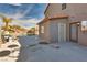 Spacious backyard features a pool, lush landscaping, and exterior home details at 3924 Diamond Ridge St, Las Vegas, NV 89129