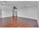 Spacious bedroom offers natural lighting, hardwood floors, and crown molding at 3924 Diamond Ridge St, Las Vegas, NV 89129