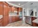 Spacious kitchen with stainless steel appliances and wood cabinets at 3924 Diamond Ridge St, Las Vegas, NV 89129