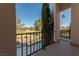 Balcony overlooks a refreshing pool and lush golf course, perfect for serene outdoor enjoyment at 42 Gulf Stream Ct, Las Vegas, NV 89113