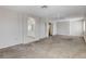 Carpeted bedroom offers an ensuite bathroom and a staircase within the house at 5 Tarryall Ter, Henderson, NV 89074