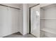 Walk-in closet features shelving, clothing racks and view into the bathroom at 5 Tarryall Ter, Henderson, NV 89074