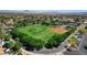 Community park view featuring a baseball diamond and a walking path at 5 Tarryall Ter, Henderson, NV 89074