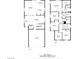 Detailed floor plan showcasing the layout of the first and second floors, highlighting bedrooms, baths, and living spaces at 53 Hoke Edward Ct, North Las Vegas, NV 89031