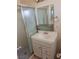 Bathroom featuring a shower and vanity sink at 5317 Holmby Ave, Las Vegas, NV 89146