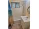 Bathroom features a shower and vanity sink at 5317 Holmby Ave, Las Vegas, NV 89146