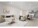 Inviting living area with stylish furnishings, wood floors, and an open floor plan at 60 Pecos St, Las Vegas, NV 89110