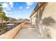 Balcony view of fenced backyard at 623 Blue Snow River Ct, Henderson, NV 89002