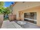 Inviting outdoor patio with seating area, providing a relaxing space for enjoying the outdoors at 6540 Angel Mountain Ave, Las Vegas, NV 89130