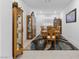 Formal dining area with elegant wood furniture at 6557 Corsari Ridge St, Las Vegas, NV 89166