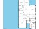 Detailed floor plan showcasing the layout of the home including bedrooms, bathrooms, and living spaces at 6557 Corsari Ridge St, Las Vegas, NV 89166