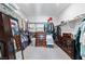 Spacious walk-in closet with built-in shelving, drawers, and ample hanging space at 6557 Corsari Ridge St, Las Vegas, NV 89166