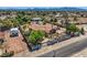 Gated single-story home features mature landscaping and a carport at 7760 Haven St, Las Vegas, NV 89123