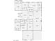 A detailed floorplan with square footage of each room at 7760 Haven St, Las Vegas, NV 89123