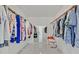 Walk-in closet with ample hanging space and storage shelves, well organized at 7925 Placid St, Las Vegas, NV 89123