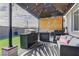 Outdoor grilling area with stainless steel grill and outdoor lounge at 7938 Jessamy St, North Las Vegas, NV 89084