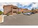 Exterior view of condo units 136-133 and 236-233 with parking spaces available at 8450 Alta Dr # 136, Las Vegas, NV 89145