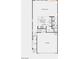 A well-designed first floor layout with a living room, kitchen, garage, and entry porch at 9095 Rivington Ave, Las Vegas, NV 89148