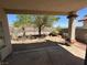 Backyard with covered patio offering a shaded outdoor space for relaxation and entertainment at 96 Saint Johns Wood Ave, Henderson, NV 89002