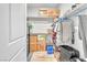 Walk-in closet featuring ample shelving for storage at 10266 Sweet Holly Pl, Las Vegas, NV 89149