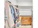 Well-organized walk-in closet with shelves and dresser at 10266 Sweet Holly Pl, Las Vegas, NV 89149