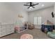 Stylized bedroom with a crib and a tent at 10729 Grey Havens Ct, Las Vegas, NV 89135