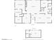 Detailed floor plan illustrating the layout of the house, including bedrooms and kitchen at 1116 Piazza Telle, Henderson, NV 89052