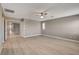 Expansive bedroom featuring modern flooring, ceiling fan, and seamless access to hallways at 139 Fulgora St, Henderson, NV 89074