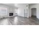 Bright living room boasts a fireplace and elegant floors at 1838 N Jones Blvd, Las Vegas, NV 89108