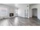 Bright living room boasts a fireplace and elegant floors at 1838 N Jones Blvd, Las Vegas, NV 89108