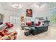 Stylish living room with a fireplace, bar area, comfortable seating, and an open layout great for entertaining at 1925 Grey Eagle St, Henderson, NV 89074