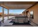 Relax on this covered patio with a hot tub and enjoy the views of the mountains at 2051 Saginaw Ave, Pahrump, NV 89048