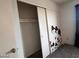 Bedroom closet with sliding doors and shelving offers practical storage solutions at 2064 Mesquite Ln # 304, Laughlin, NV 89029