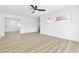 Spacious living room features recessed lighting and modern wood-look flooring at 2105 Berkley Ave, Las Vegas, NV 89101