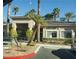 Community clubhouse with easy access and parking is surrounded by lush mature landscaping at 2153 Jade Creek St # 106, Las Vegas, NV 89117