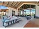 Outdoor patio area with comfortable seating and views of the community at 2383 Elmont Ave, North Las Vegas, NV 89086