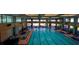 Indoor swimming pool with clear lane markers and a view of outdoor scenery at 2509 Libretto Ave, Henderson, NV 89052