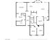 Detailed floor plan showing layout of bedrooms, bathrooms, kitchen, and living spaces at 2554 Braehead Ln, Henderson, NV 89044