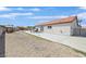 The home features a concrete patio area and a large area ready for personalization at 2805 El Cubano Ct, North Las Vegas, NV 89030