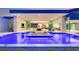 Modern luxury home with infinity pool, an open floor plan, and captivating architectural details at 3 Horseshoe Rock Ct, Henderson, NV 89012