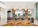 Modern kitchen with granite counters, stainless appliances, and bar seating at 3 Horseshoe Rock Ct, Henderson, NV 89012