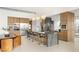 Modern kitchen with granite counters, stainless appliances, and bar seating at 3 Horseshoe Rock Ct, Henderson, NV 89012