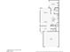 Floorplan of the home's first floor at 354 Spotted Dove St, Las Vegas, NV 89138