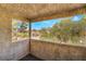 Balcony view featuring green foliage. A peaceful outdoor retreat at 3937 S Torrey Pines Dr, Las Vegas, NV 89103